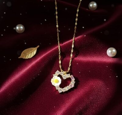 Blooming Heart Pendant