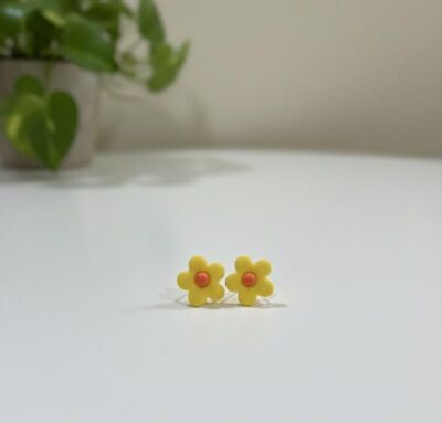 Mini Daisy Bloom Stud Earrings