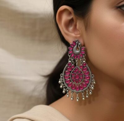 Royal Kundan Drop Earrings