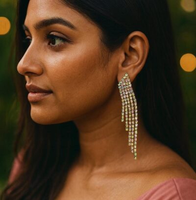 Vintage Oxidised Jhumka Earrings