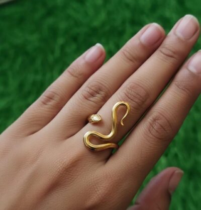 Golden Serpent Ring
