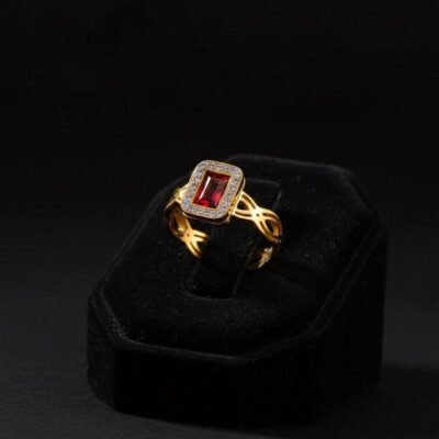 Royal Emerald-Cut Statement Ring