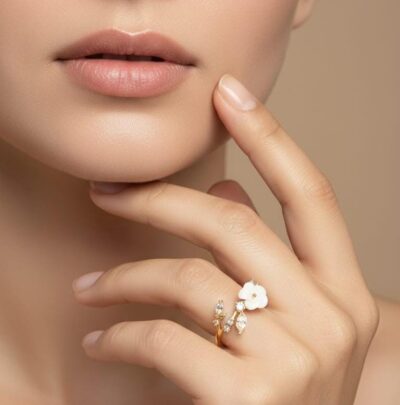 Ivory Blossom Grace Ring