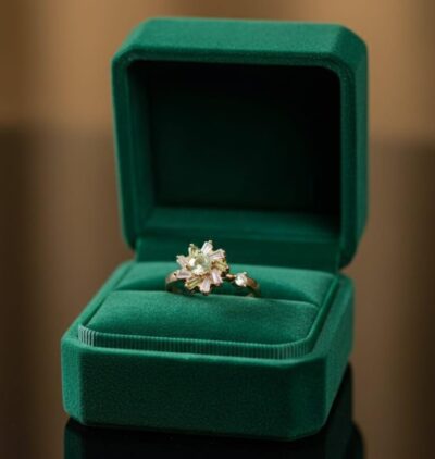Emerald Bloom Radiance Ring