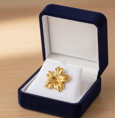 Golden Petal Bloom Ring