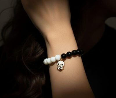 Panda Pearl Beaded Bracelet