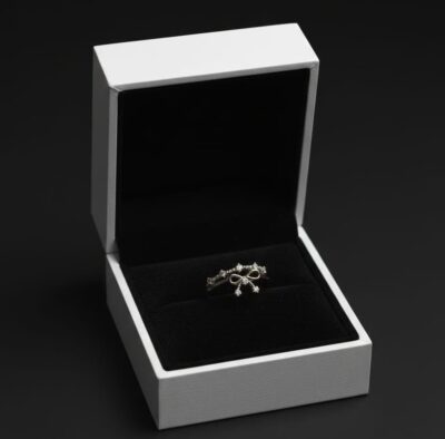 Crystal Bow Grace Ring