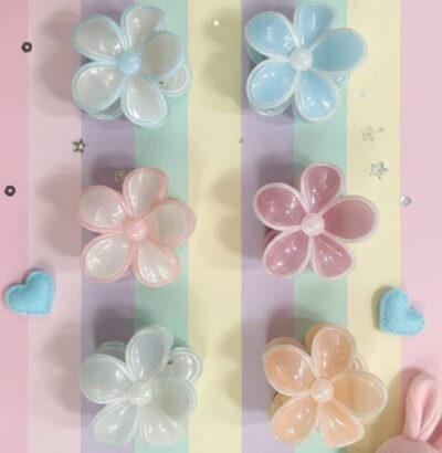 Pastel Bloom Flower Hair Clip