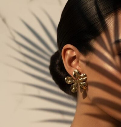 Golden Bloom Studs