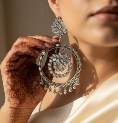 Chandrika Oxidised Earrings