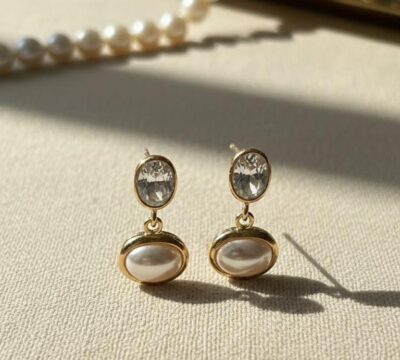 Pearl Glow Drop Earrings